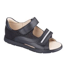 TW-137 (цв.1-черный, 31) Туфли (откр.нос,натур.кожа)