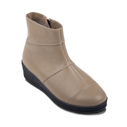 DTD-561 (цв.4-бежевый) Полусапожки утепленные (молния)