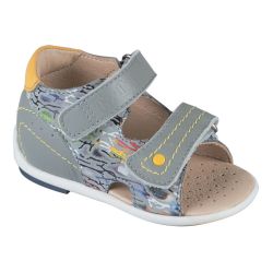 TW-139 (цв.11-светло-серый) Сандалеты ортопедические малосложные