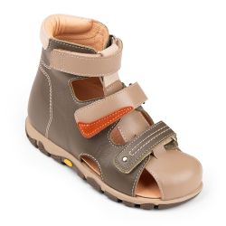 TW-272 (цв.20-хаки/бежевый) Туфли (закр.нос, натур.кожа)