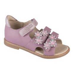 TW-135 (цв.2-пепельно-розовый) Сандалеты ортопедические малосложные (с открытым носком)