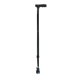 CA833L6 Трость TRIVES (с Т-образной ручкой с  встроенным УПС, цвет черный)