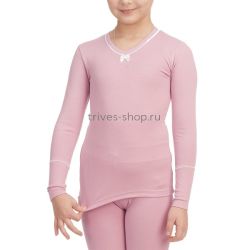 FC101 (№3, белый) Футболка для девочек с длинными рукавами