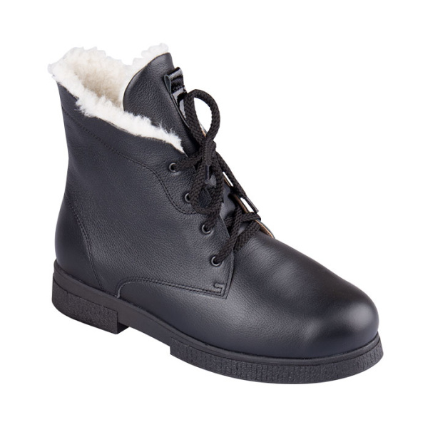 Ботинки женские ортопедические утепленные с мехом со шнурками DTD-600-6  Dr. Thomas