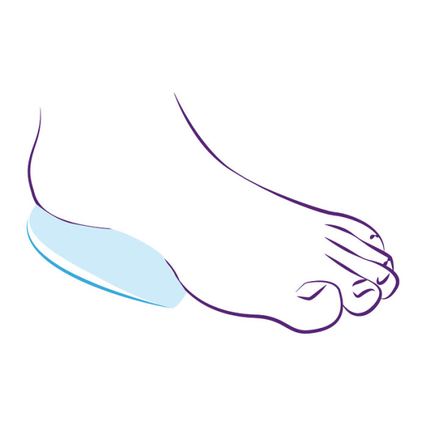 Силиконовые подпяточники с тканевым покрытием СТ-61  Trives