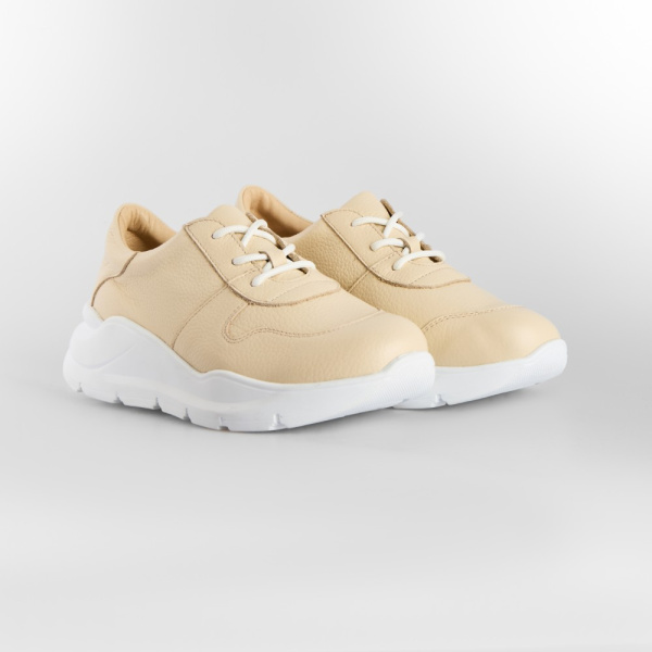 Кроссовки ортопедические из натуральной кожи VL-301-100  VivaLife