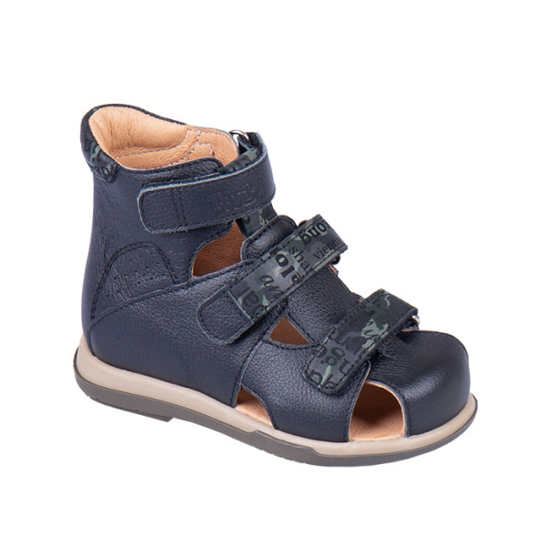 Высокие ортопедические сандалеты с закрытым носком TW-274-16  Twiki